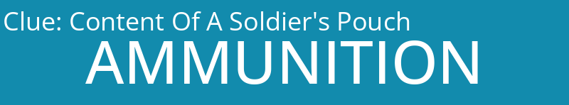 Content Of A Soldier's Pouch