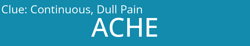 Continuous, Dull Pain