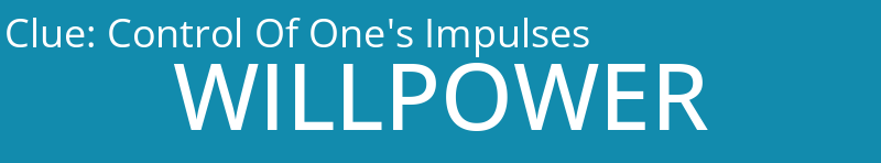 Control Of One's Impulses
