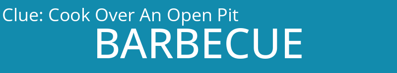 Cook Over An Open Pit