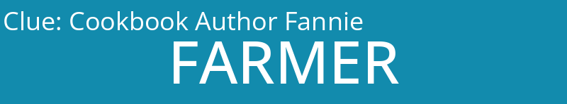 Cookbook Author Fannie