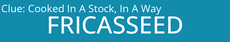 Cooked In A Stock, In A Way