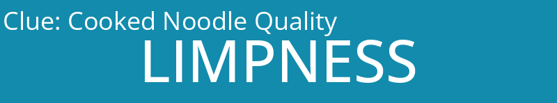 Cooked Noodle Quality