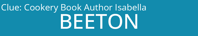 Cookery Book Author Isabella