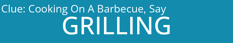 Cooking On A Barbecue, Say