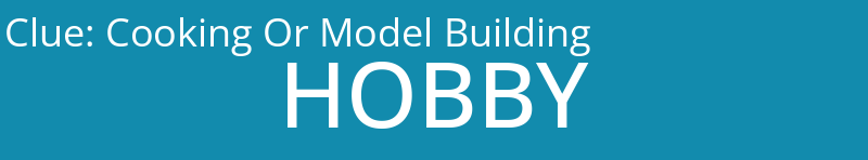 Cooking Or Model Building