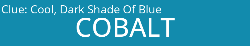 Cool, Dark Shade Of Blue