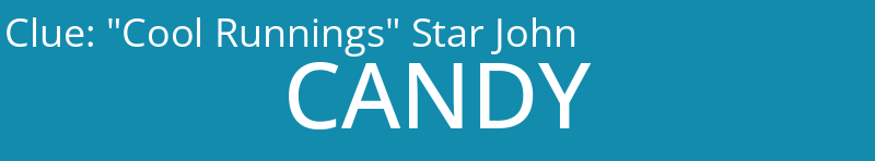 "Cool Runnings" Star John