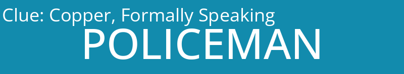 Copper, Formally Speaking