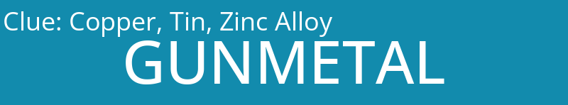 Copper, Tin, Zinc Alloy