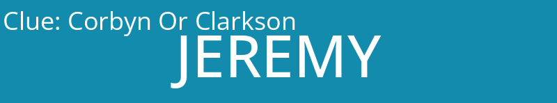 Corbyn Or Clarkson