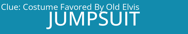 Costume Favored By Old Elvis