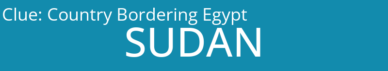 Country Bordering Egypt