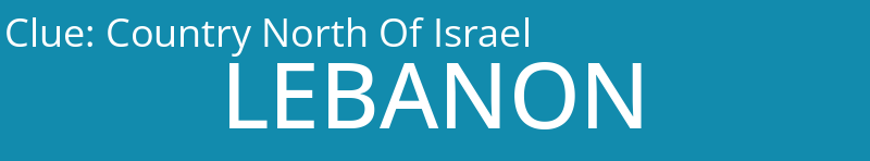 Country North Of Israel