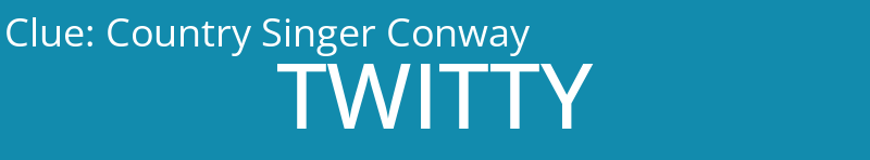 Country Singer Conway