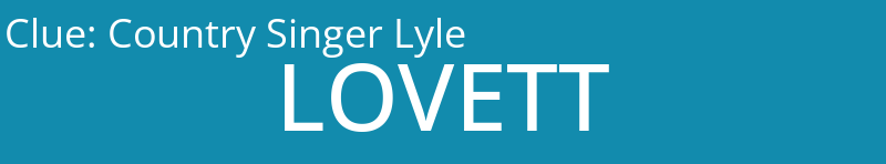 Country Singer Lyle