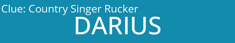 Country Singer Rucker