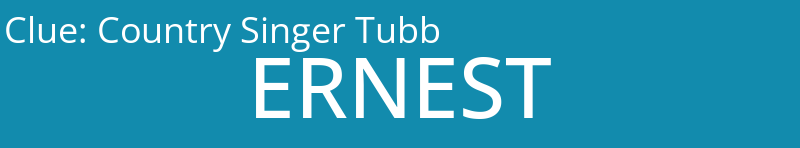 Country Singer Tubb