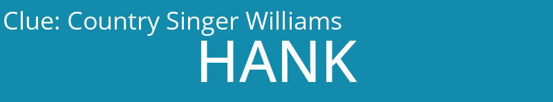 Country Singer Williams