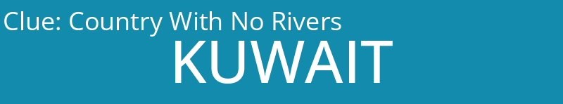 Country With No Rivers