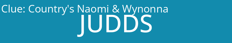 Country's Naomi & Wynonna