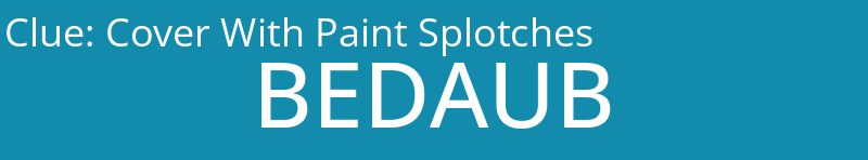 Cover With Paint Splotches