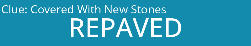 Covered With New Stones