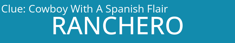 Cowboy With A Spanish Flair