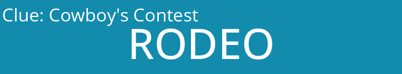 Cowboy's Contest