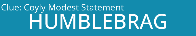 Coyly Modest Statement