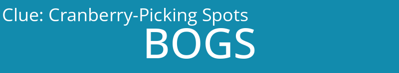 Cranberry-Picking Spots