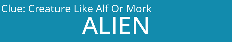 Creature Like Alf Or Mork