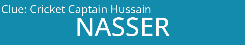 Cricket Captain Hussain