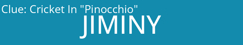 Cricket In "Pinocchio"