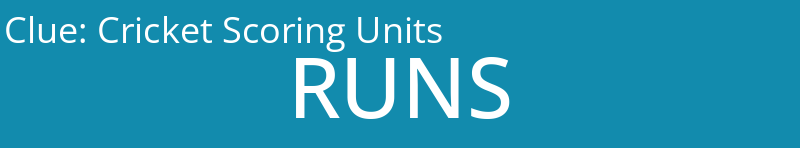 Cricket Scoring Units