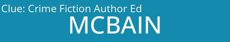 Crime Fiction Author Ed