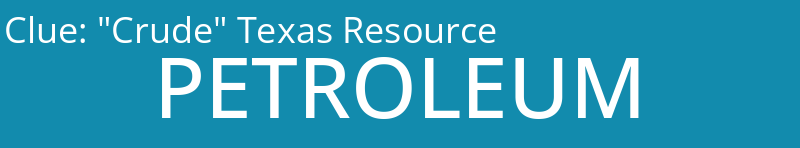 "Crude" Texas Resource