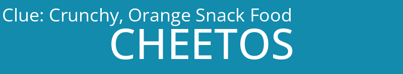 Crunchy, Orange Snack Food