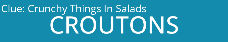 Crunchy Things In Salads