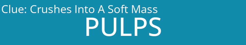 Crushes Into A Soft Mass