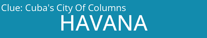 Cuba's City Of Columns