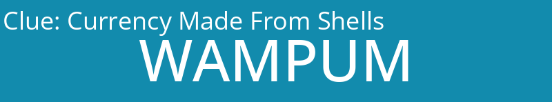 Currency Made From Shells