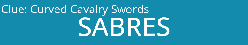 Curved Cavalry Swords