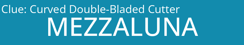 Curved Double-Bladed Cutter