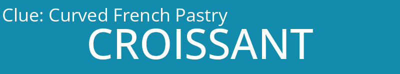 Curved French Pastry