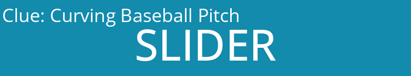 Curving Baseball Pitch