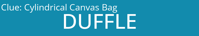 Cylindrical Canvas Bag