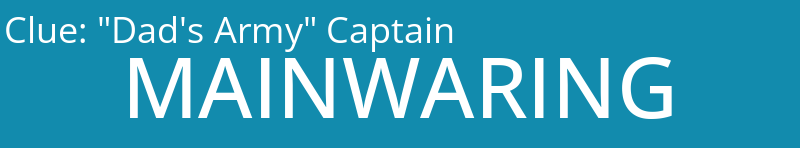 "Dad's Army" Captain