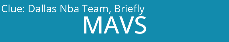 Dallas Nba Team, Briefly