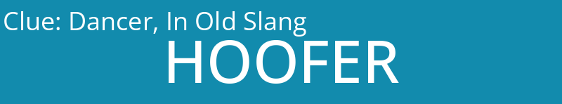 Dancer, In Old Slang